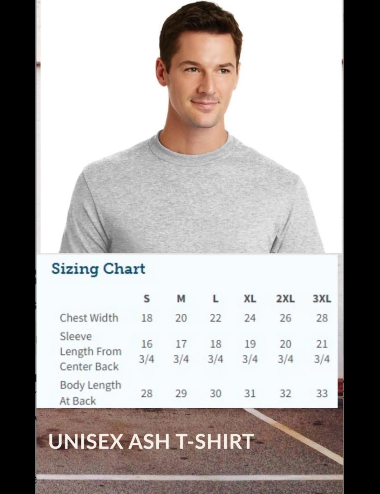 Your image/logo on an ash gray unisex adult t-shirt