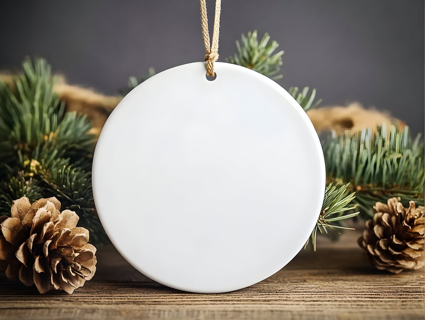 Your image/logo 3 inch aluminum ornament