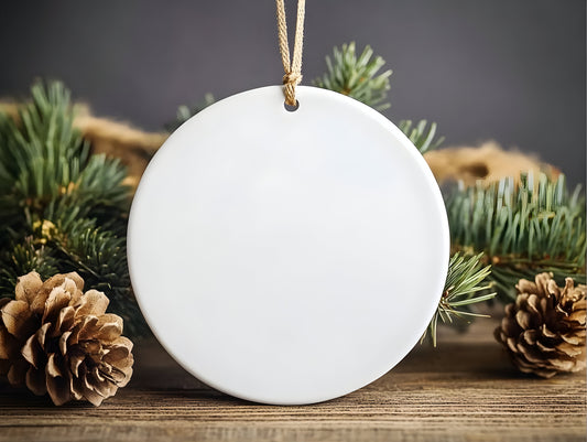 Your image/logo 3 inch aluminum ornament