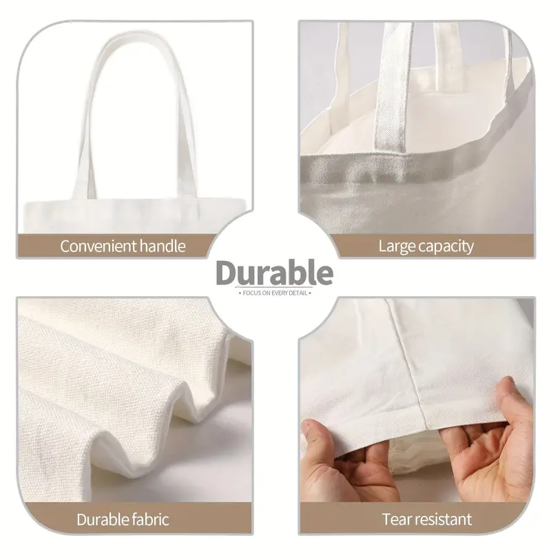 Bingo Obsessed Tote Bag approx.  12x9 inches Cream color